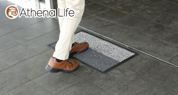 泥落としも吸水もこれ1枚！アテーナライフ　2Way玄関マットを販売開始！