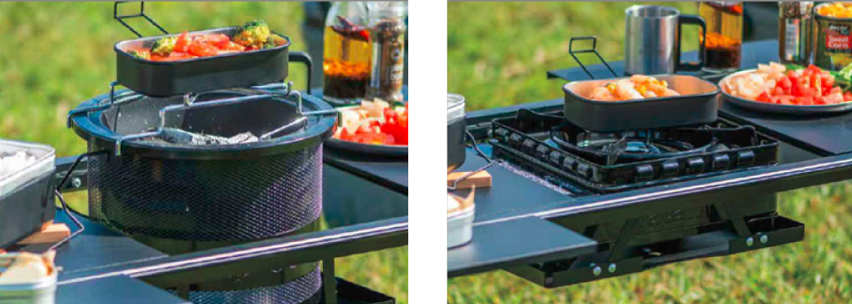 アウトドアシステムテーブル