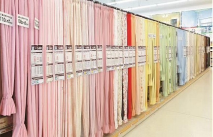 インテリア用品売場
