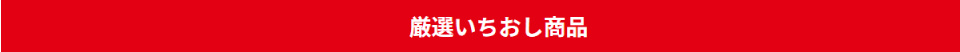 厳選いちおし商品