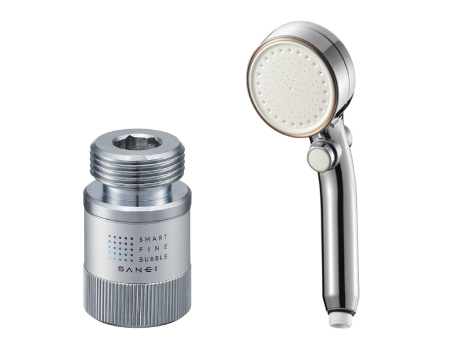 SANEI　ウルトラファインバブル　シャワーヘッドmitosストップ＋洗濯機用アダプター