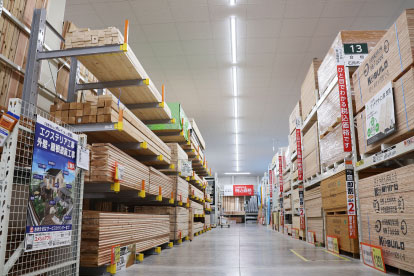 木材・資材売場