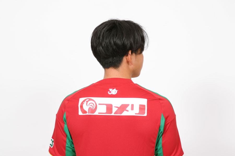 契約内容：ユニフォームパートナー（背中）