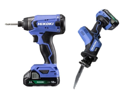 HiKOKI　18V　コードレスインパクトドライバ　＋　コードレスのこぎり