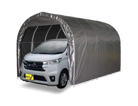 南榮工業　パイプ車庫本体　軽自動車用　＜640M　2540U　MSV＞