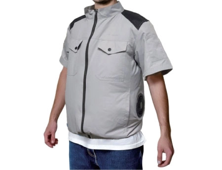 valborder　ファンが取り付けられるウェア　-10℃ 遮熱半袖ジャケット