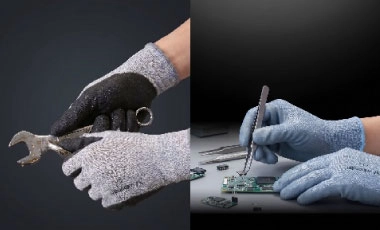 現場の多様なニーズに応える「ゴム」と「ウレタン」の最適化された操作性
