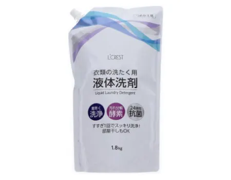 L'CREST 衣類の洗たく用液体洗剤 詰め替え用 1.8kg