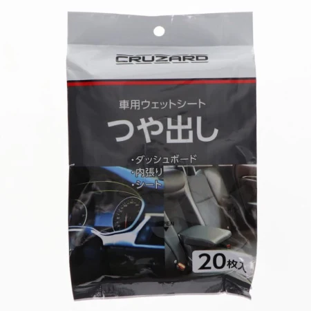 CRUZARD 車用ウェットシート つや出し 20枚入り
