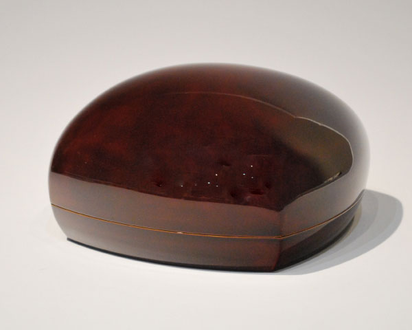 溜塗乾漆蓋物「想い」